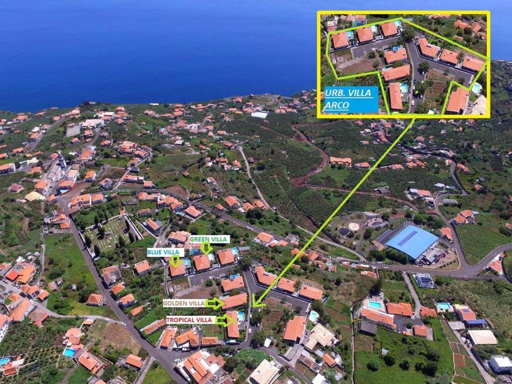 Blue Villa Arco da Calheta  Bagian luar foto